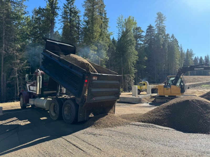 gravel delivery service priest lake