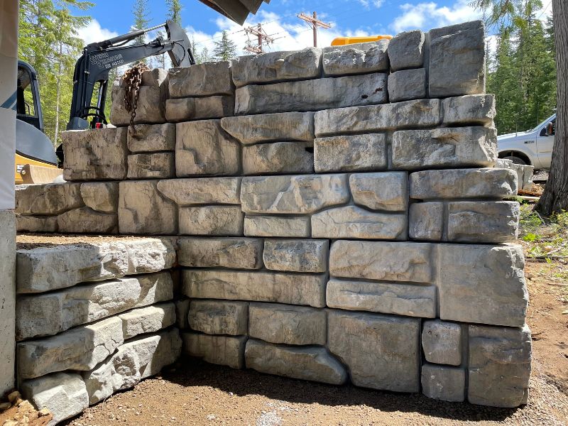 pre cast walls retaining walls