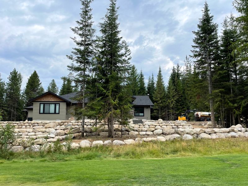 priest lake retaining walls