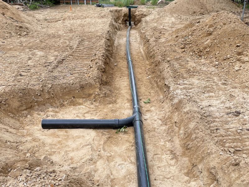 water sewer excavation project 4